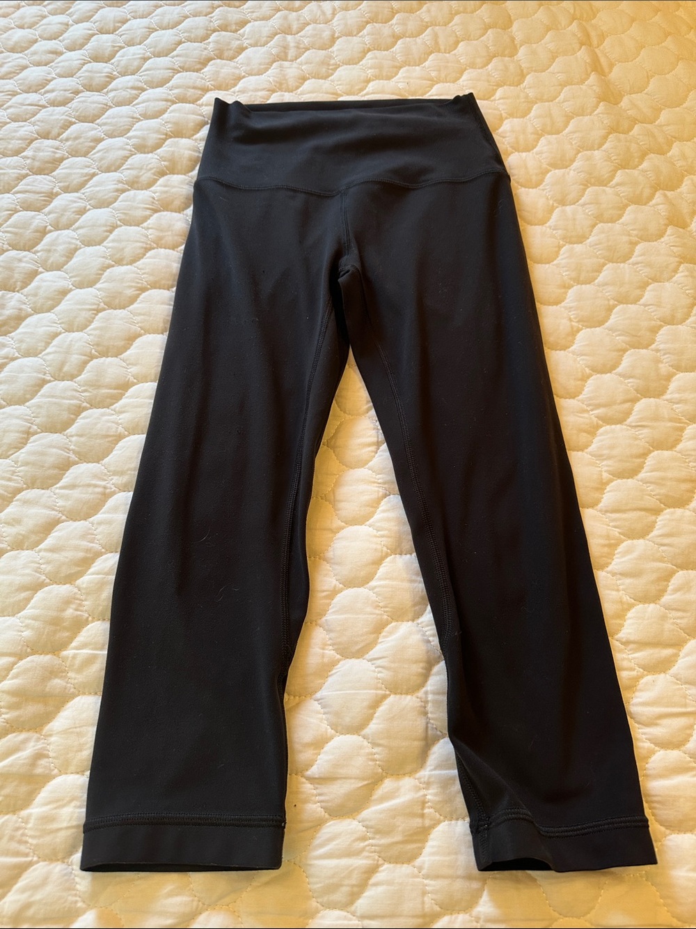 lululemon athletica Black High-Waist Crop Leggings